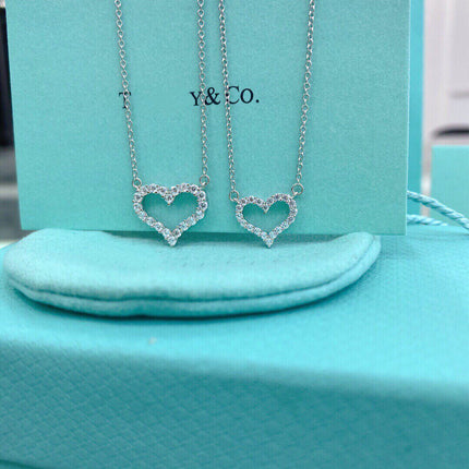 HEART-SHAPED DIAMOND NECKLACE