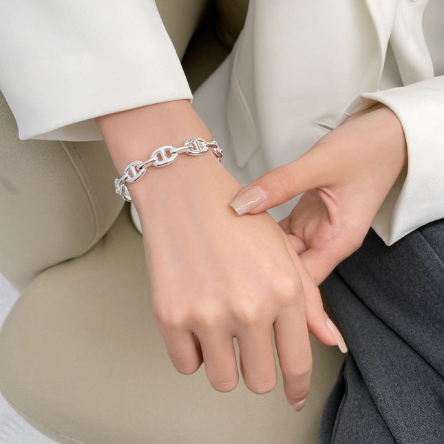 CHAINE SILVER OPEN BRACELET