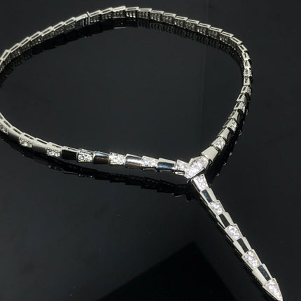 SERPENT VIPER DIAMOND NECKLACE