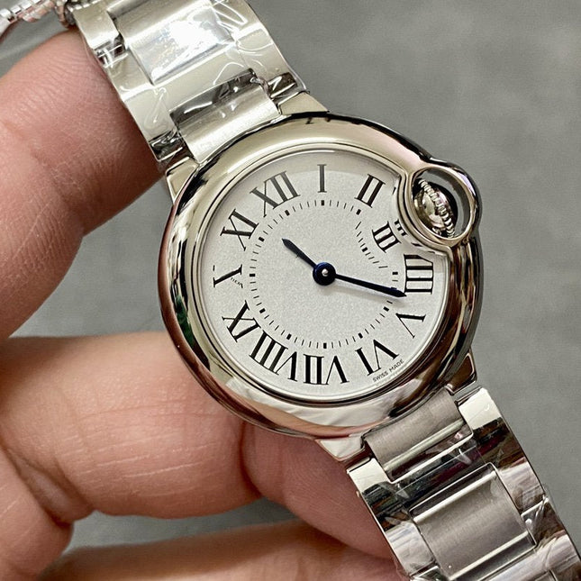 BALLON BLEU 28MM STAINLESS STEEL WHITE DIAL