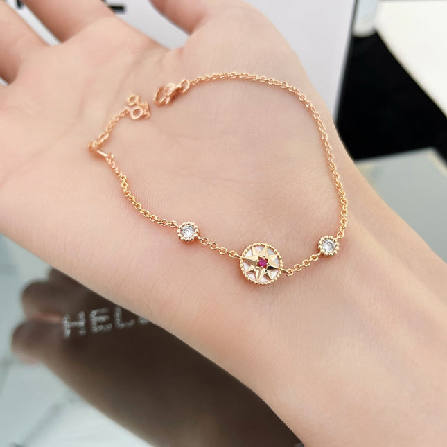 LUCKY STAR 1 MOTIF 2 DIAMOND BRACELET