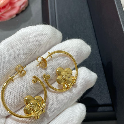 LV VIENVIEN GOLD HOOP EARRINGS