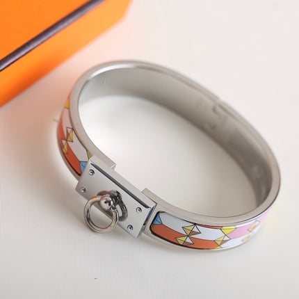 CLIC ANNEAU YELLOW PINK AND ORANGE BRACELET