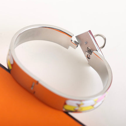 CLIC ANNEAU YELLOW PINK AND ORANGE BRACELET