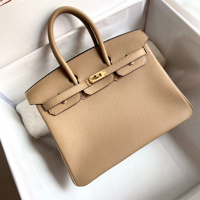 HM BIRKIN 25CM BEIGE TOGO LEATHER GOLD HARDWARE