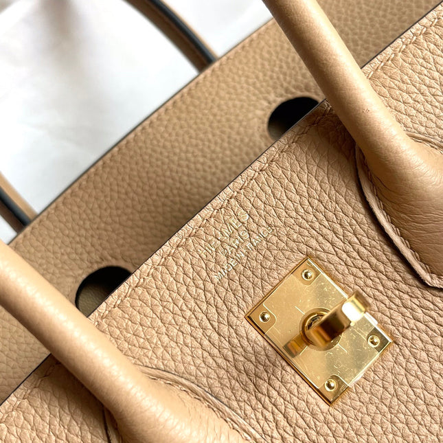 HM BIRKIN 25CM BEIGE TOGO LEATHER GOLD HARDWARE