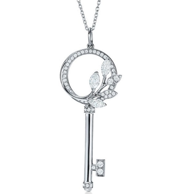 VICTORIA KEY DIAMOND NECKLACE