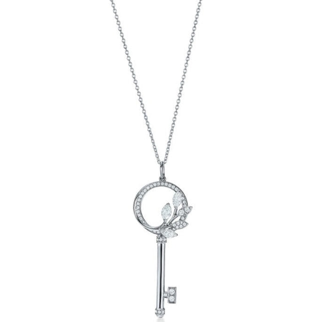 VICTORIA KEY DIAMOND NECKLACE