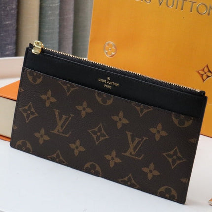 LV SLIM PURSE MONOGRAM CANVAS 20CM