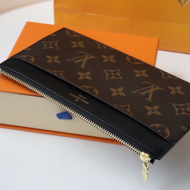 LV SLIM PURSE MONOGRAM CANVAS 20CM