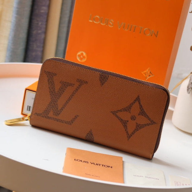 LV LONG WALLET 19CM MONOGRAM REVERSE CANVAS