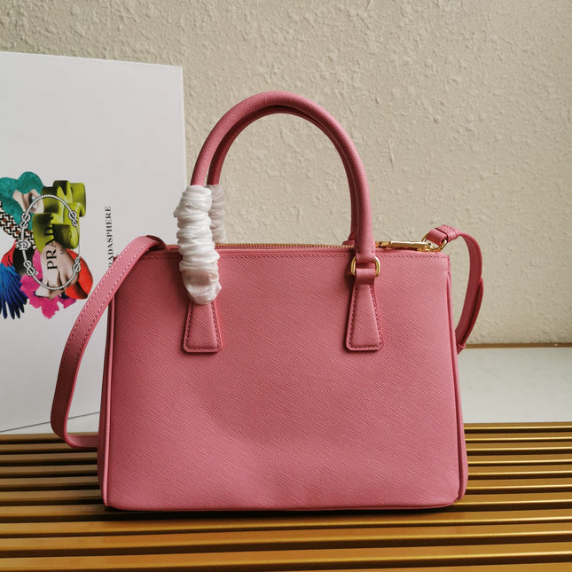 MEDIUM GALLERIA 28 PINK SAFFIANO LEATHER