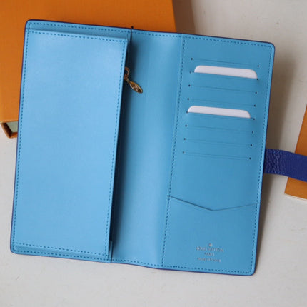 VERTICAL WALLET CAPUCINES BLUE