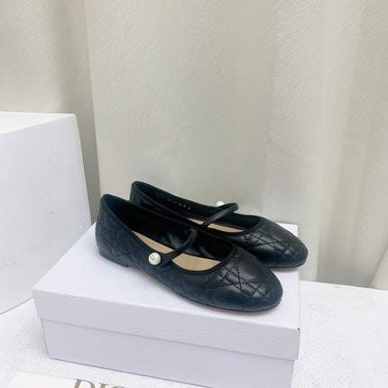 CD BALLET FLAT BLACK MOP MIDDLE