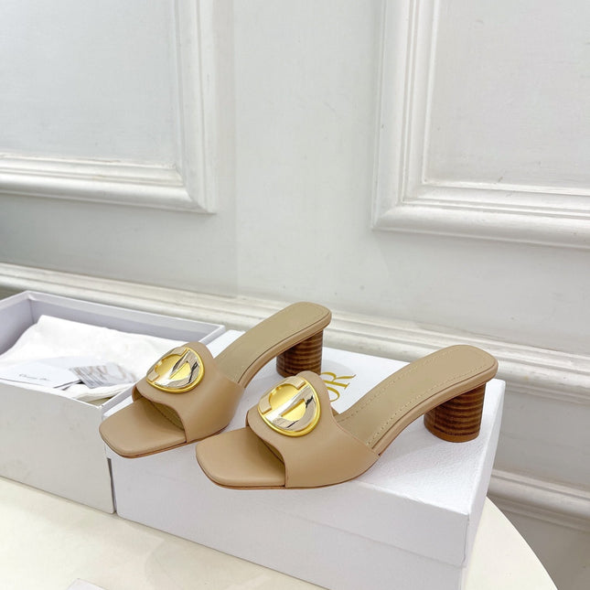 CD FOREVER HEELED 5CM BEIGE