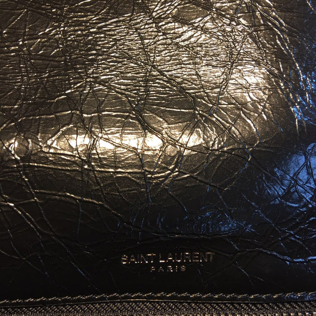 MEDIUM NIKI 27 IN BLACK CALFSKIN CHAIN BAG