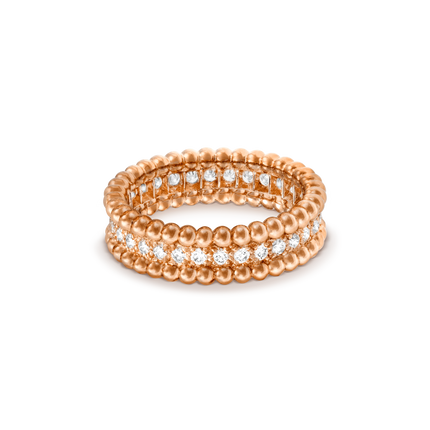 PERLEE DIAMOND PINK GOLD RING