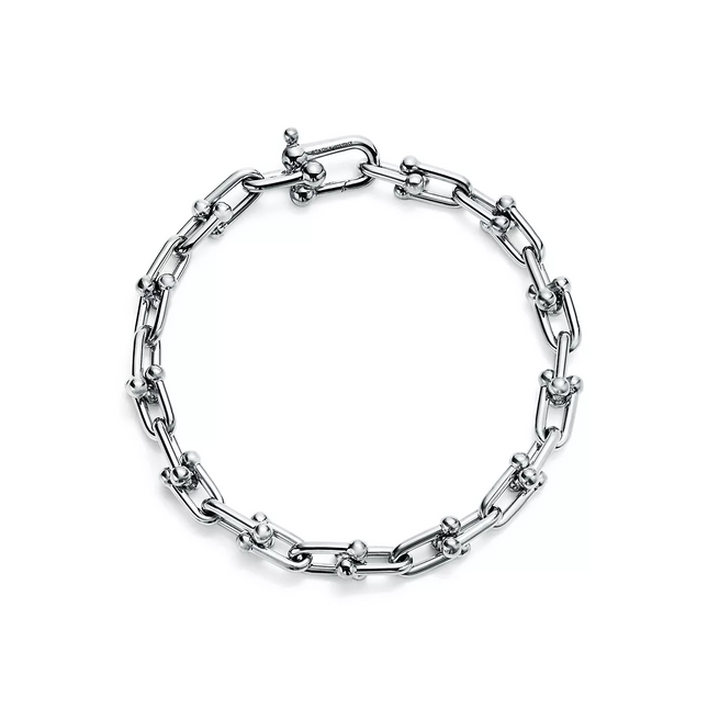 HARDWEAR SMALL LINK 26 MOTIF SILVER BRACELET