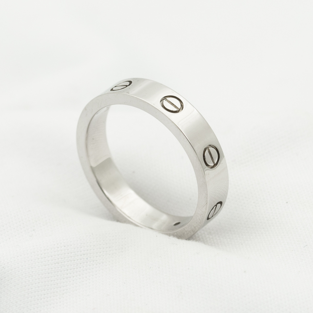 LOVE RING 4MM 1 DIAMOND