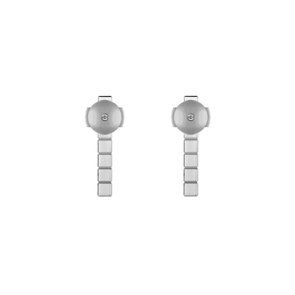 ICE CUBE SILVER EARRINGS