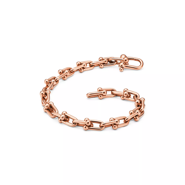 HARDWEAR SMALL LINK 26 MOTIF PINK GOLD BRACELET