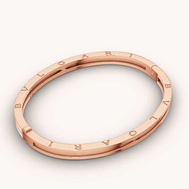 ZERO 1 SPIRAL PINK GOLD BRACELET