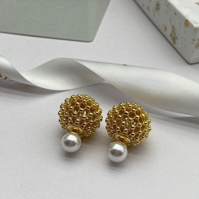 CD TRIBALES PEARL EARRINGS