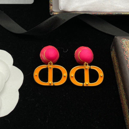 CD PEARL PINK GOLD EARRINGS