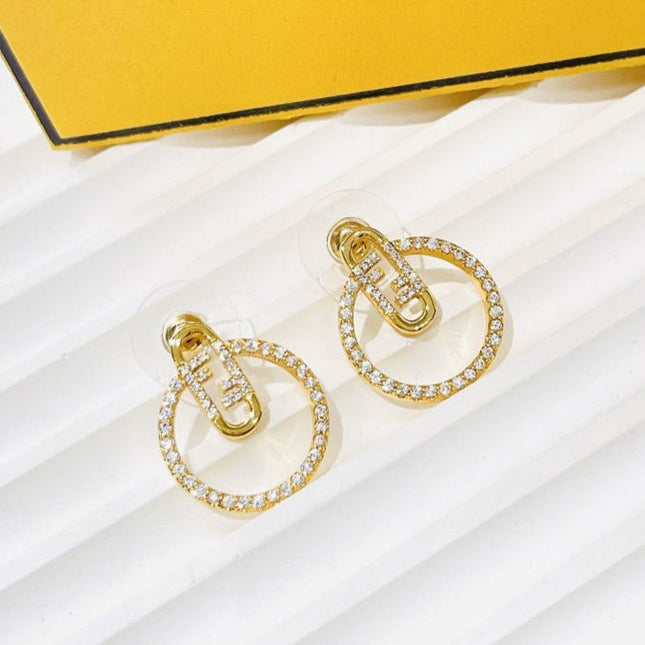 O’LOCK EARRINGS GOLD DIAMOND