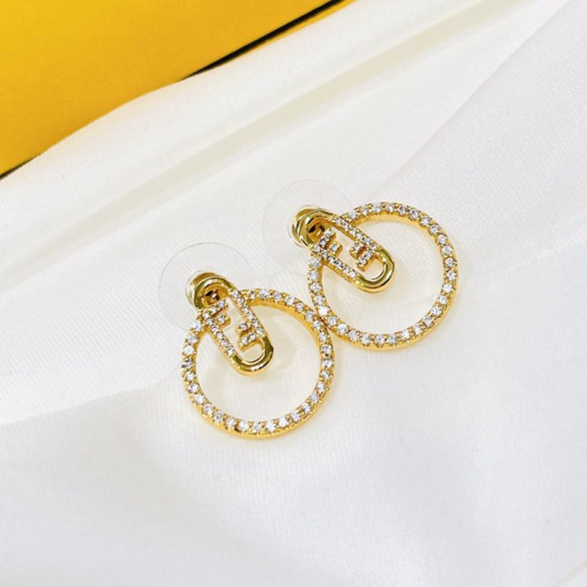 O’LOCK EARRINGS GOLD DIAMOND