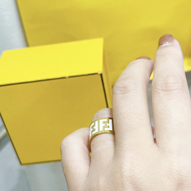 FOREVER FF GOLD RING