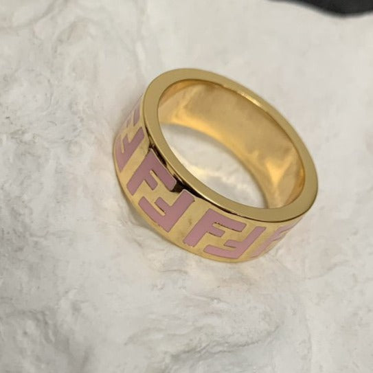 FOREVER FF GOLD RING