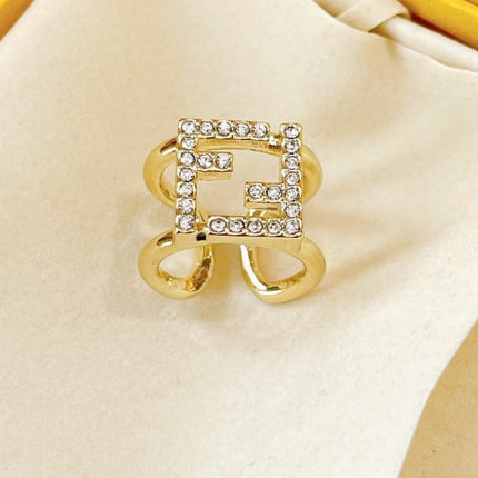 DOUBLE F GOLD DIAMOND RING