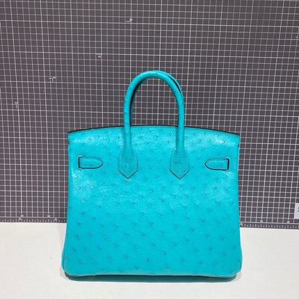 HM BIRKIN 30CM CLOUD BLUE OSTRICH LEATHER GOLD HARDWARE