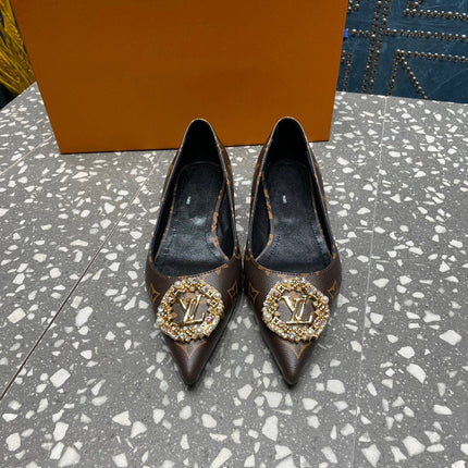 LV MET FLAT BALLERINA MONOGRAM