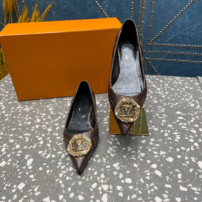 LV MET FLAT BALLERINA MONOGRAM