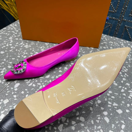 LV MET FLAT BALLERINA PINK