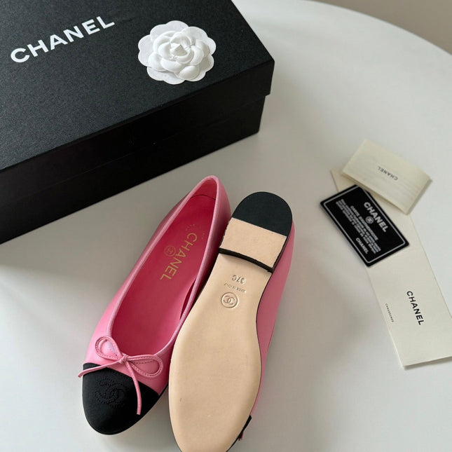 BALLET FLATS TAFFY BLACK LAMBSKIN