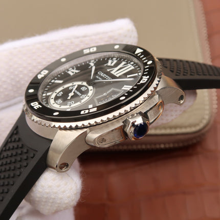 CALIBRE DIVER 42 AUTOMATIC STEEL CASE BLACK DIAL