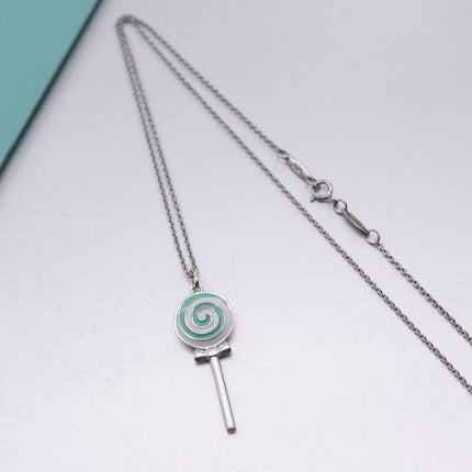 STERLING SILVER LOLLIPOP NECKLACE