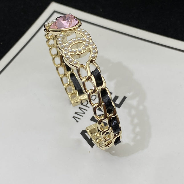 CC HEART PINK BRACELET GOLD DIAMOND