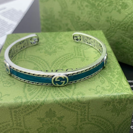 GG TURQUOISE ENAMEL BRACELET