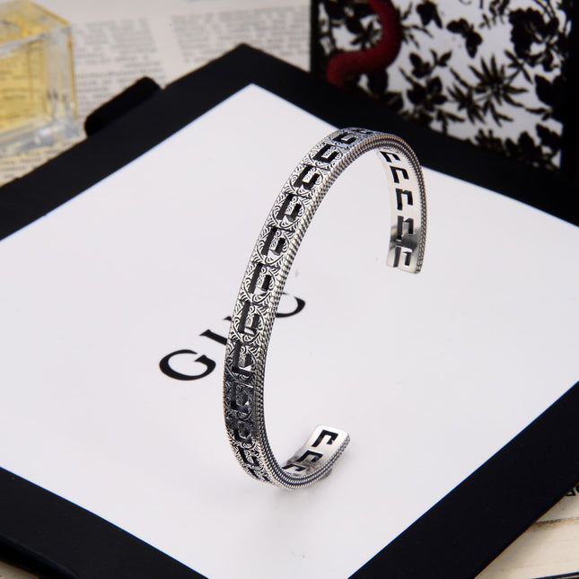 SQUARE G SILVER BRACELET