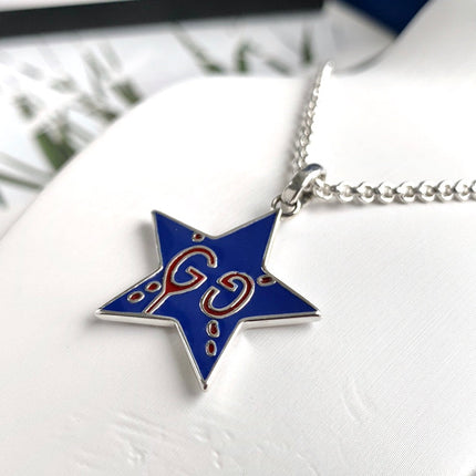 GHOST GG STAR PENDANT IN MIDNIGHT BLUE