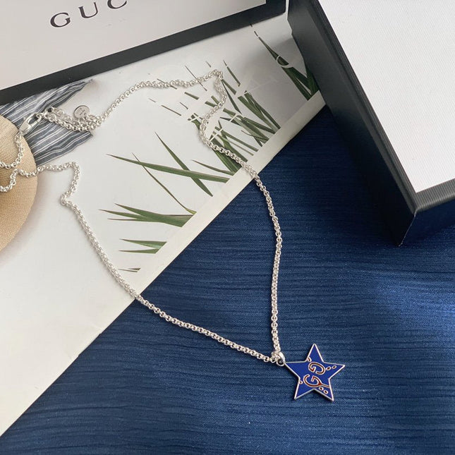 GHOST GG STAR PENDANT IN MIDNIGHT BLUE