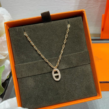 ADVANCED SEIKO HM DIAMOND PIG NOSE NECKLACE