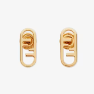 F O'LOCK GOLD EARRINGS