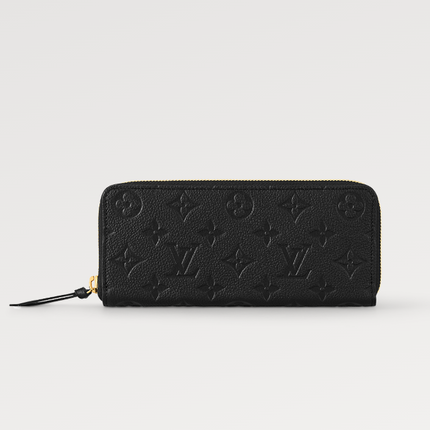 CLEMENCE WALLET 20CM BLACK MONOGRAM EMPREINTE LEATHER