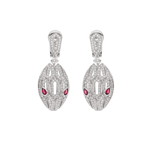 SERPENTI PINK DIAMOND EARRINGS