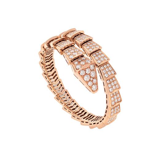 SERPENTI BRACELET 8MM PINK GOLD DIAMOND